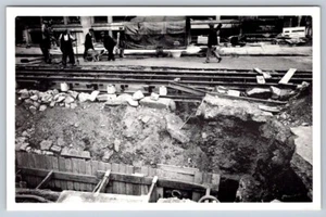 London Blitz, September 1940, Restaurierung Straßenbahn, Pimlico SW1, WWII Krieg Postkarte - Bild 1 von 2