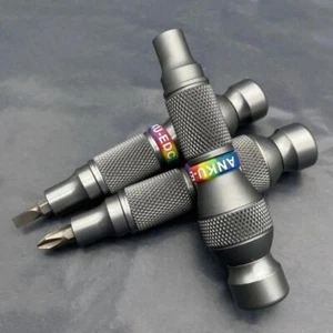 Set Cacciaviti a Cricchetto di Precisione Mini Edc Tool Kit con Manico in Alluminio Riparazione - Foto 1 di 28