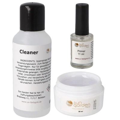 Nailset mit Aufbaugel 30ml-Primer-Cleaner 100ml - Bild 1 von 4