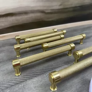 Verjüngung Trask 6" Trask Schublade Ziehen Alter Messing WO/Hardware Set/8 Schrammen OB - Bild 1 von 21