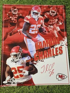 JAMAAL CHARLES Kansas City Chiefs Autographed / Signed 16x20 Photo JSA - Picture 1 of 1