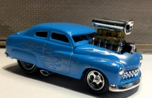 MUSCLE MACHINES 49 MERC COUPE DIE CAST CAR 1/64 SCALE 1949 MERCURY -  BLOWN  - - Picture 1 of 4
