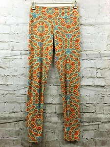 Lularoe Comfy OS One Size Crazy Tribal Print Leggings Soft Athleisure - Picture 1 of 3