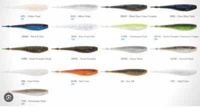 Rapala Crush City Freeloader 4.25 6 Pcs Salt Infused All Colors