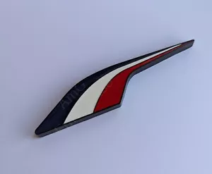 Nero France Bandiera Tricolore Posteriore Auto Stemma per Citroen DS3 DS4 DS5 - Foto 1 di 4
