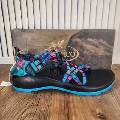 Sandalias Chaco ZX/1 Ecotread Niños Talla 6 M Break Teal Senderismo Playa Tirantes J180264 Foto 1 de 4