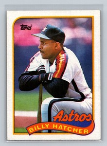 1989 Topps #252 Billy Hatcher Houston Astros Baseball Card
