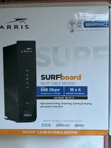 NUOVO SIGILLATO~ ARRIS Surfboard SBG6950AC2 DOCSIS 3.0 modem via cavo - Foto 1 di 4