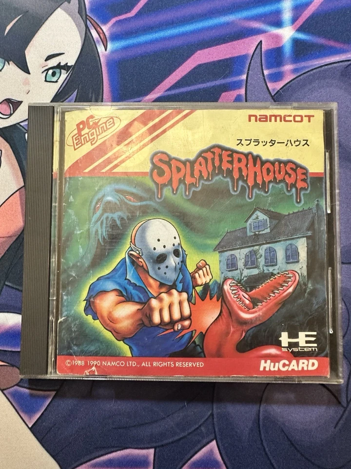 Splatterhouse PC Engine HuCard CIB Cleaned - Image 1 of 4