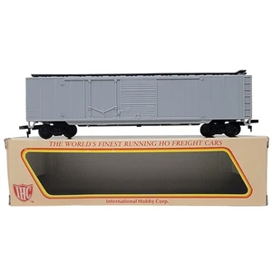 HO Scale International Hobby Undecorated Gray Box Car #1661 Freight Car 1:87 NIB - Picture 1 of 6