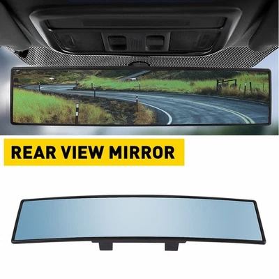 Espejo retrovisor interior convexo 30 cm tinte azul clip universal para Acura 2019 Foto 1 de 4