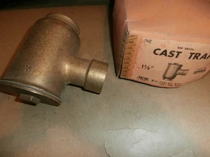 NOS Wolverine Trappola in fusione di ottone rosso 1 1/2" Fip x sudore in rame - Foto 1 di 7