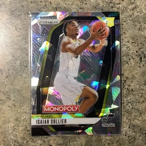 2024-25 Panini Prizm Monopoly #36 Isaiah Collier Utah Jazz Silver Ice Prizm - Bild 1 von 2