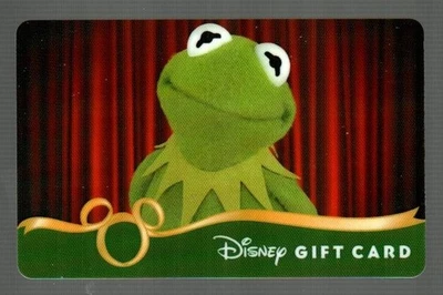 DISNEY Kermit the Frog, Personalized Gift Card ( $0 ) RARE - Image 1 of 2