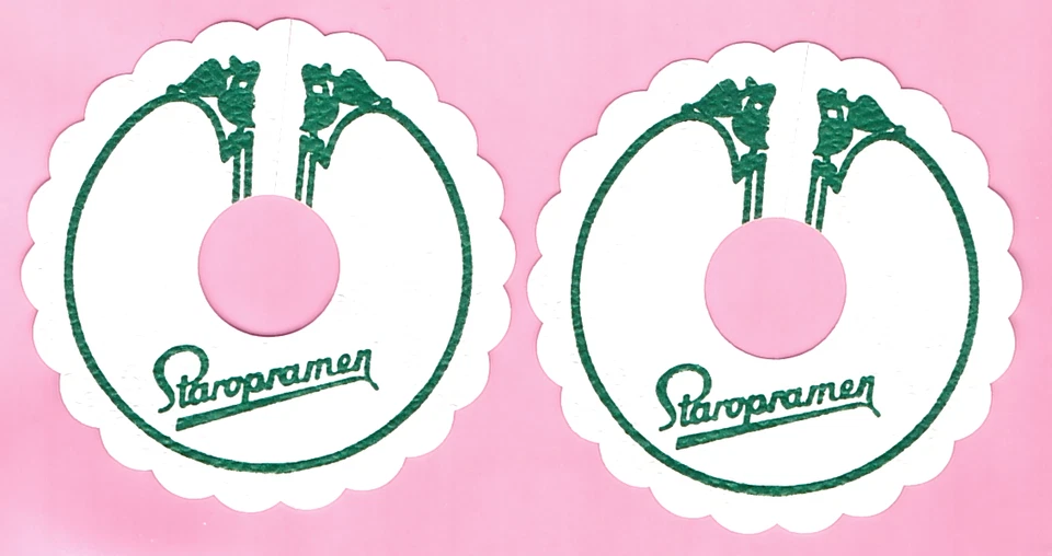 Pilsdeckchen Tropfdeckchen Staropramen 2x - Bild 1 von 1