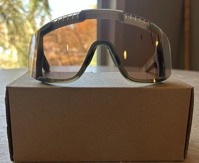 Lente translúcida verde epidota POC DEVOUR espejo marrón/plateado con lente extra nueva Foto 1 de 4