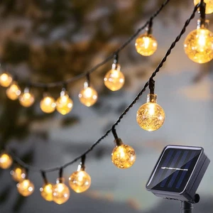 Solar String Lights Outdoor Waterproof IP65 20 Feet Patio Lights with 20 LED ... - Picture 1 of 5