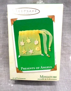 2003 WD2845 HALLMARK Keepsake Ornament Miniature PRESENTS OF ANGELS Set/6 Tague - Picture 1 of 6