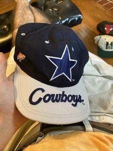 Vintage 90's NFL Dallas Cowboys Snapback Hat Sport Specialties One Size Black - Picture 1 of 9
