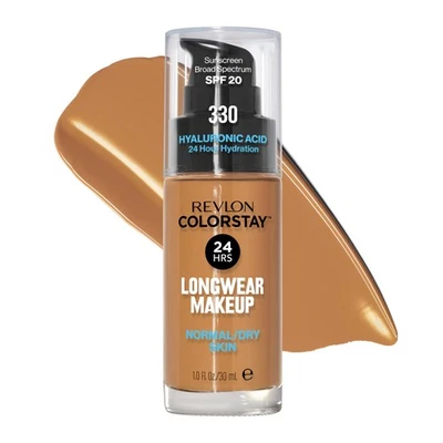 Revlon Colorstay Natural Tan Long Wearing Foundation Spf 20 1 Fl Oz Oil Free - Image 1 of 4