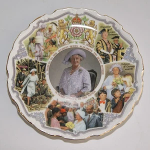 Peter Jones / Goss Commemorative Plate Queen Mother 70 years service - Picture 1 of 4