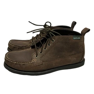 EASTLAND Seneca Men's Brown Leather Chukka Boots Dressy Casual Shoes Size 8.5w - Picture 1 of 11