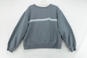Patagonia Sweatshirt Women's L Uprisal Crew Gray Graphic Logo Outdoor Hike Warm - Picture 1 of 7