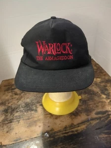 De colección Brujo el Armagedón Película Promocional Sombrero Negro Gorra Trasera a Presión Nuevo de Lote Antiguo - Imagen 1 de 6