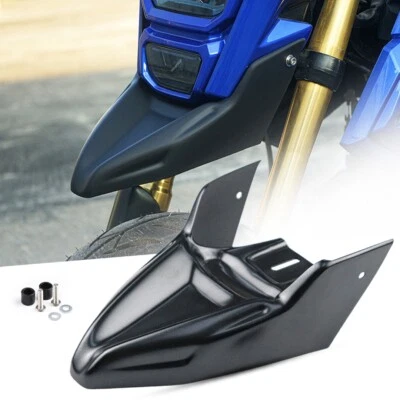 BLACK FRONT MOTARD FENDER FAIRING WING COVER FOR HONDA GROM MSX SF 2016-2020 - Image 1 of 4