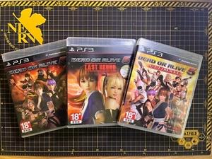 Lot 3 Dead or Alive 5 Uiltimate Last Round PlayStation 3 PS3 Asia Chinese RARE - Picture 1 of 13