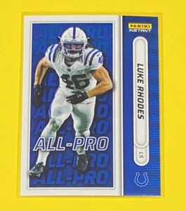 2021 Panini Instant NFL Luke Rhodes ALL-PRO 1/212 SP Indianapolis Colts #AP28 - Picture 1 of 2