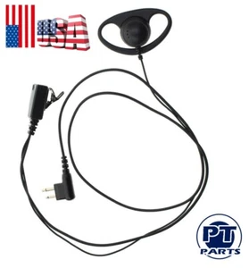 D Headset Ear Piece with PTT MIC For Motorola SU210, SU22, SU22C, SU220 VHF - Picture 1 of 11