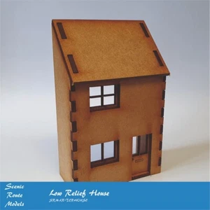 OO Gauge Laser Cut MDF Kit Low Relief Houses Terraced Detached - Picture 1 of 10