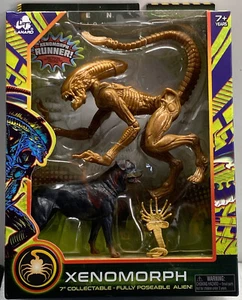 Lanard Alien Figure Xenomorph Runner Figure (7") con Rottweiler ottima idea regalo - Foto 1 di 8