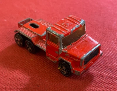 MAJORETTE Camion Truck MAGIRUS scala 1:100 metallo Rosso Made in France - Immagine 1 di 3