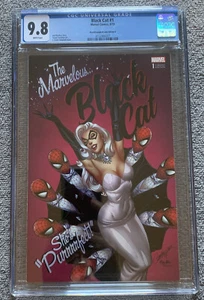 BLACK CAT #1 J. SCOTT CAMPBELL SDCC COVER E "THE MARVELOUS BLACK CAT" CGC 9.8 WP - Picture 1 of 6