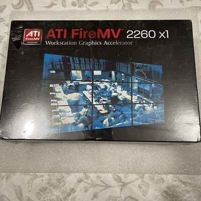 New ATI FireMV 2260 x1 PCI-E Low Profile Dual DisplayPort Video Card 100-505527 - Image 1 of 4