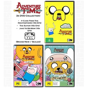 Adventure Time | 3x DVD Collection (3-Disc, PAL Region 4) Nightosphere, Suitor, - Picture 1 of 11