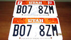Ski Utah Mountains Life Elevated Greatest Snow On Earth License Plate # B07 8ZM 