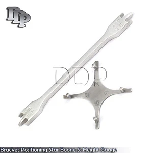 Bracket Positioning Star Boone & Height Gauge Wick Type Orthodontic Dental - Bild 1 von 3