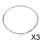 3X 1 Piece Piano Strings Piano Wire Replacement String Piano Accessory 0.725mm