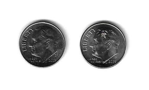 2023 P&D ROOSEVELT DIMES - BRILLIANT UNCIRCULATED FROM BANK ROLLS Cover