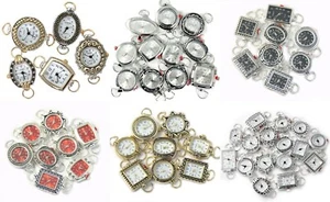 Blekon Collections Mix Watch Faces for Beading 5 PCs Loops and Battery Included - Picture 1 of 6