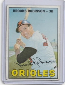 1967 Topps High Number SP Brooks Robinson Orioles #600 VINTAGE 1960S - Foto 1 di 2