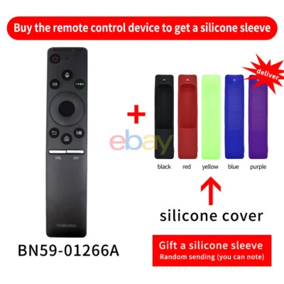 New BN59-01266A For Samsung Smart Bluetooth Voice TV Remote Control With Cover - Image 1 of 4