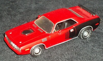 #31 ERTL 1971 PLYMOUTH HEMI CUDA 1/43 O SCALE DIECAST RED/BLACK MINT CONDITION - Image 1 of 4