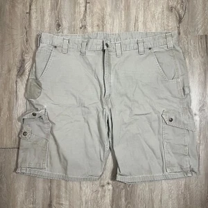 Carhartt 10” Cargo Shorts Size 46 Khaki Utility Tan Brown B357 DES - Picture 1 of 6