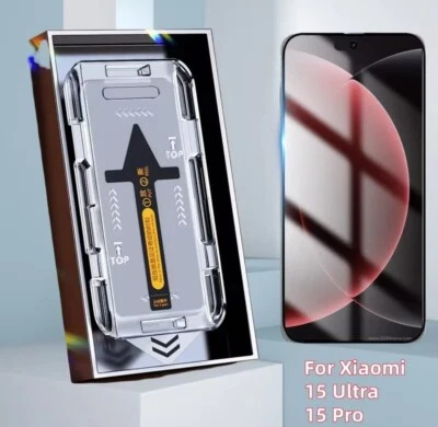 Premium Tempered Glass For Xiaomi 15 Pro Dust Free Screen Fingerprint Anti Dust - Image 1 of 4