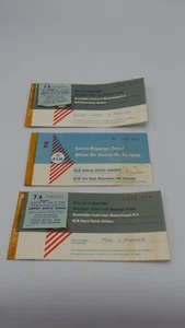De colección Raro Lote de 3 Billetes de avión KLM 1963 - Imagen 1 de 23