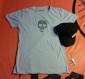 Jägermeister Jager Mädchen Totenkopf T-Shirt, Mütze & Schlüsselanhänger - Größen Small oder Medium - Bild 1 von 12
